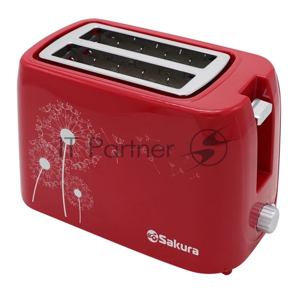 Тостер Sakura SA-7608R 750Вт подогрев красн
