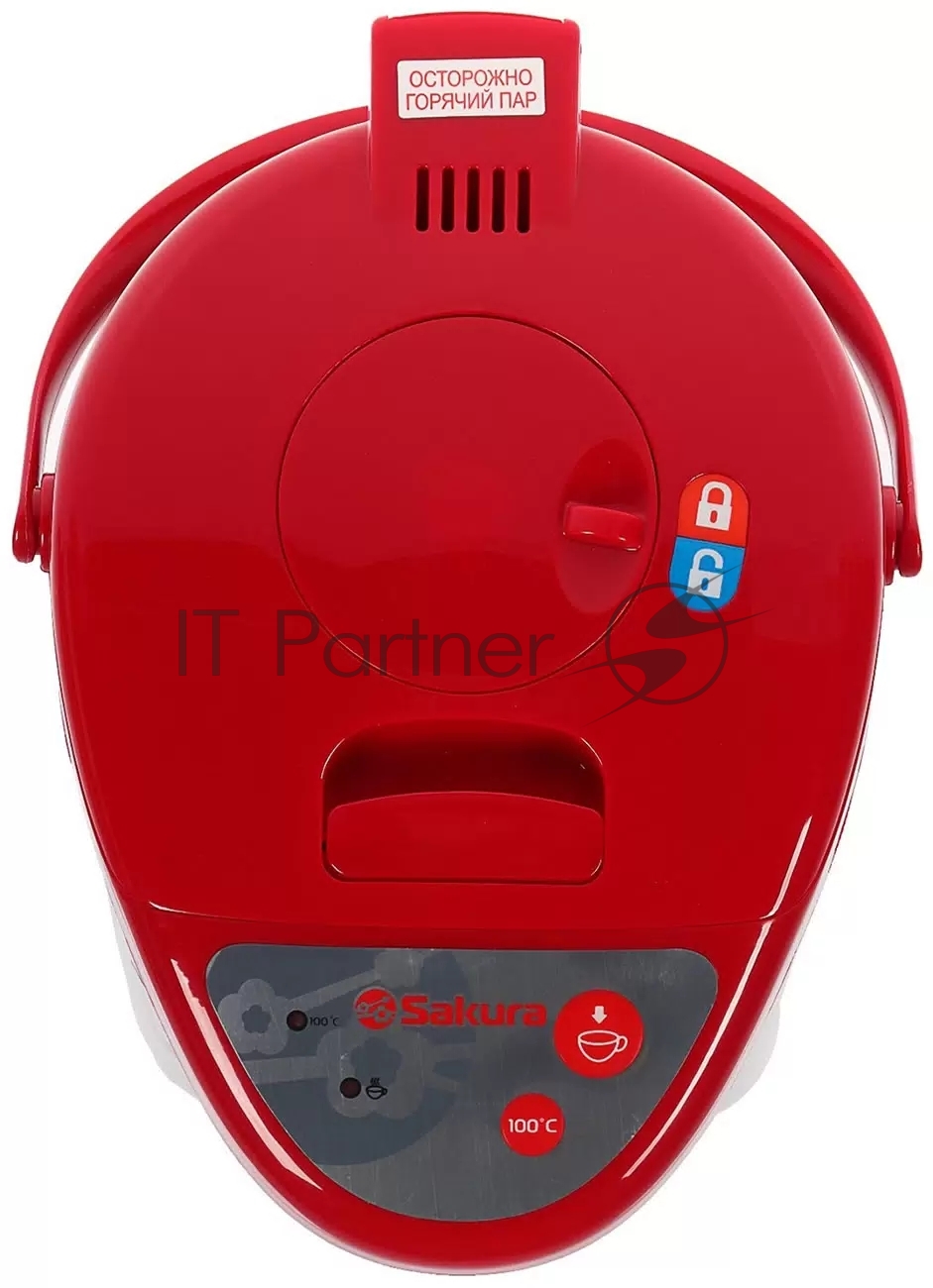 Термопот Sakura SA-336RS 5.0л металлик/красный