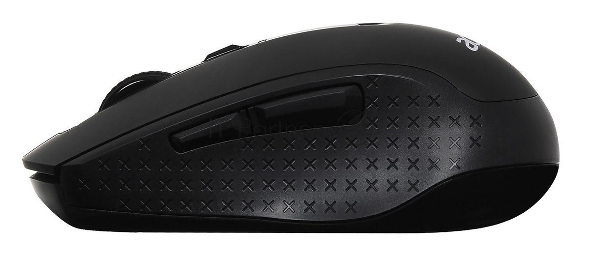 Мышь беспроводная Acer OMR070 черный, 1600 dpi, радиоканал, Bluetooth, USB, кнопки - 6