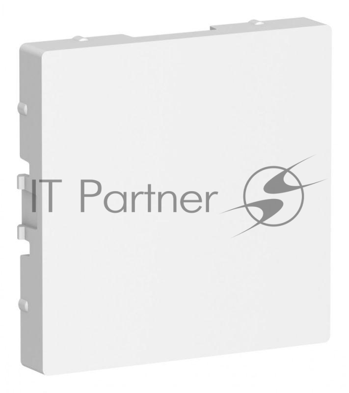 Заглушка Systeme Electric ATN000109 AtlasDesign белая SO + USB A+A, 5В/2,4А, 2х5В/1,2А, механизм