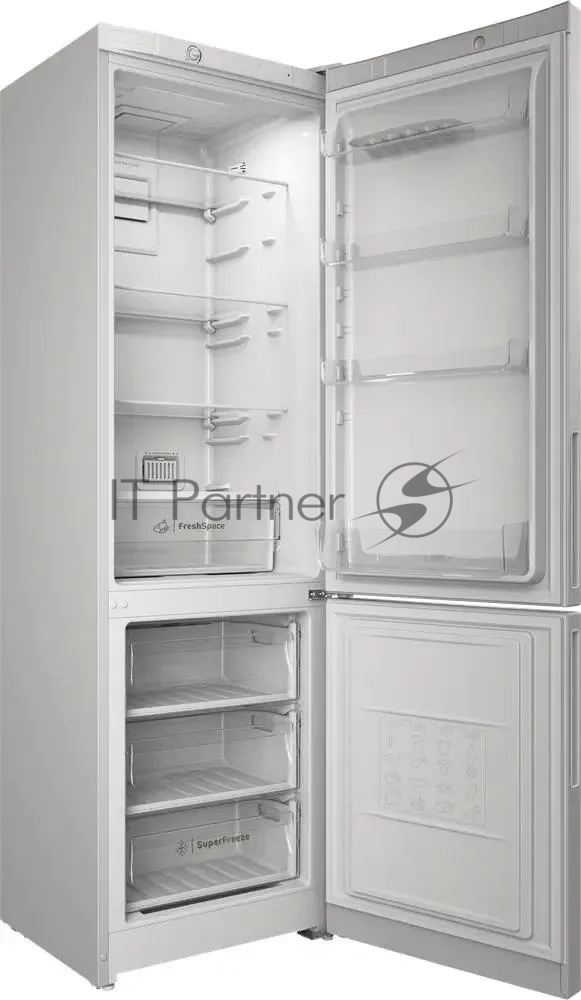 Холодильник Indesit ITR 4200 W белый двухкамерный 247/78л морозилка снизу