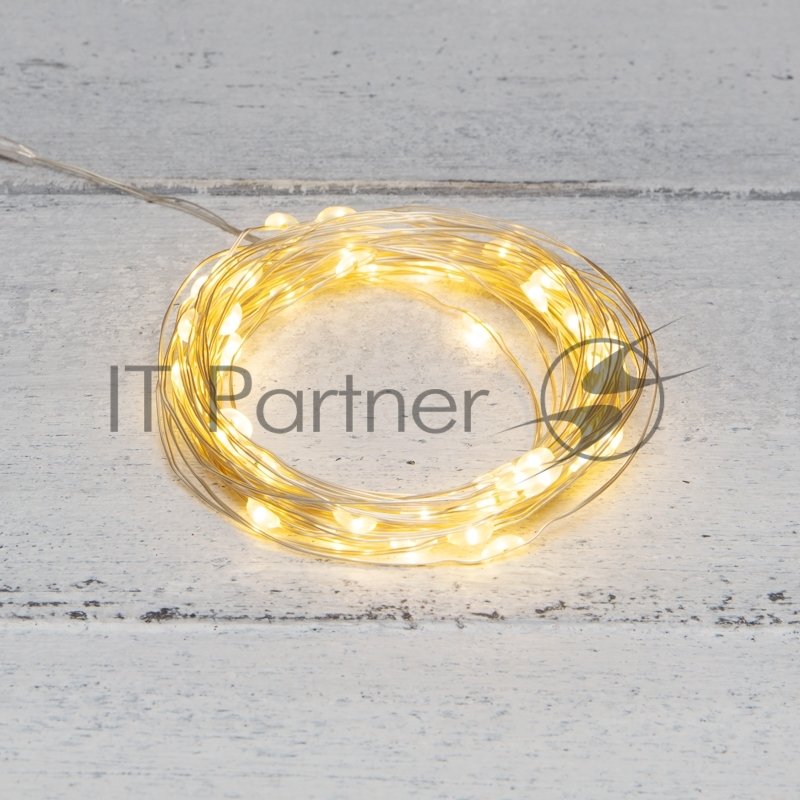 Гирлянда Neon-night "Роса" 5 м, 50 LED, USB, теплое белое свечение