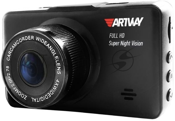 Видеорегистратор Artway AV-396 Super Night Vision, 1920x1080, 3", G-сенсор, датчик движения