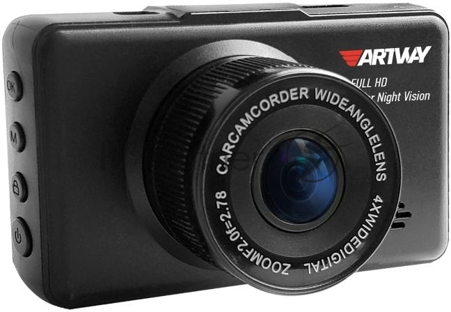 Видеорегистратор Artway AV-396 Super Night Vision, 1920x1080, 3", G-сенсор, датчик движения