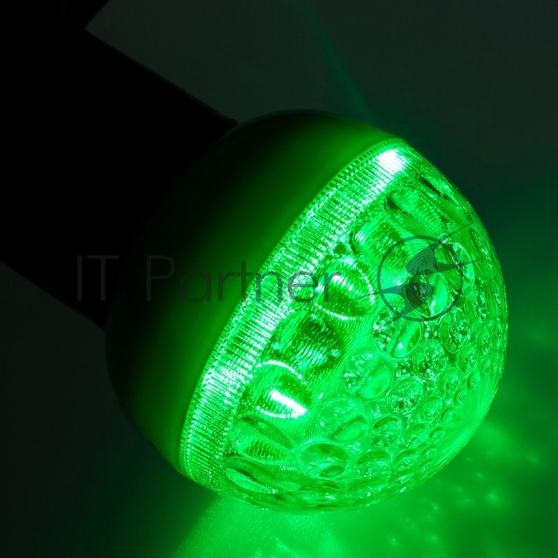 Лампа шар Neon-night e27 9 LED Ø50мм зеленая