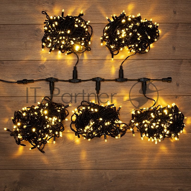 Гирлянда Neon-night LED ClipLight 24V, 5 нитей по 20 метров, цвет диодов теплый белый