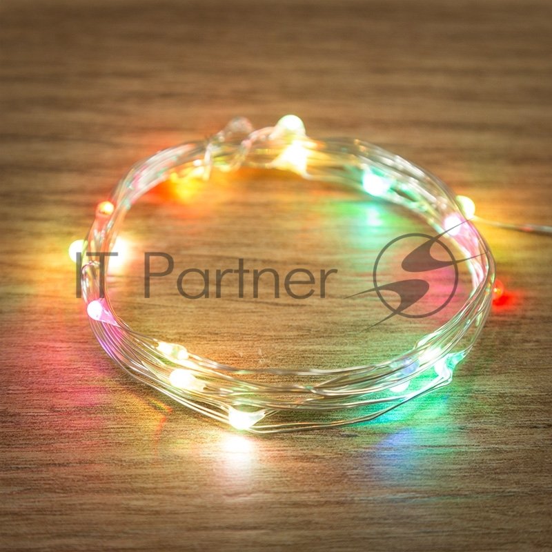 Гирлянда Neon-night "Роса", 2 м, 20 диодов, цвет RGB