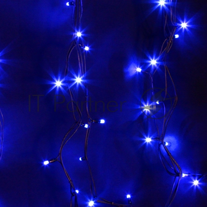 Гирлянда Neon-night "Дюраплей LED" 20м 200 LED черный каучук синий