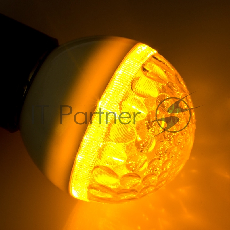 Лампа шар Neon-night e27 9 LED Ø50мм желтая