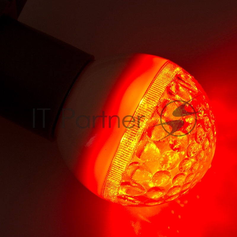 Лампа шар Neon-night e27 9 LED Ø50мм красная
