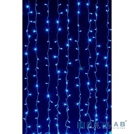 Гирлянда Neon-night "Светодиодный Дождь" 2,5x2 м, свечение с динамикой, прозрачный провод, 230 В, диоды синие