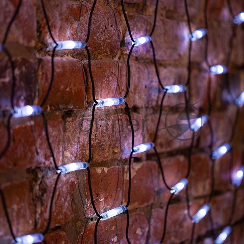 Гирлянда Neon-night "Сеть" 2x1,5м, черный каучук, 288 LED белые
