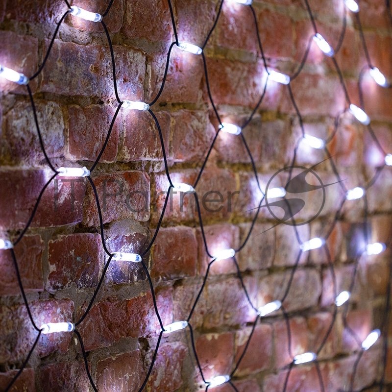 Гирлянда Neon-night "Сеть" 2x3м, черный каучук, 432 LED белые