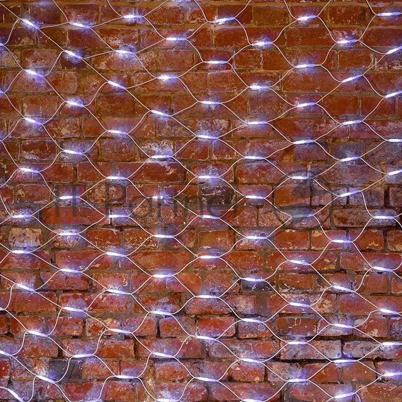 Гирлянда Neon-night "Сеть" 2x3м, белый каучук, 432 LED белые
