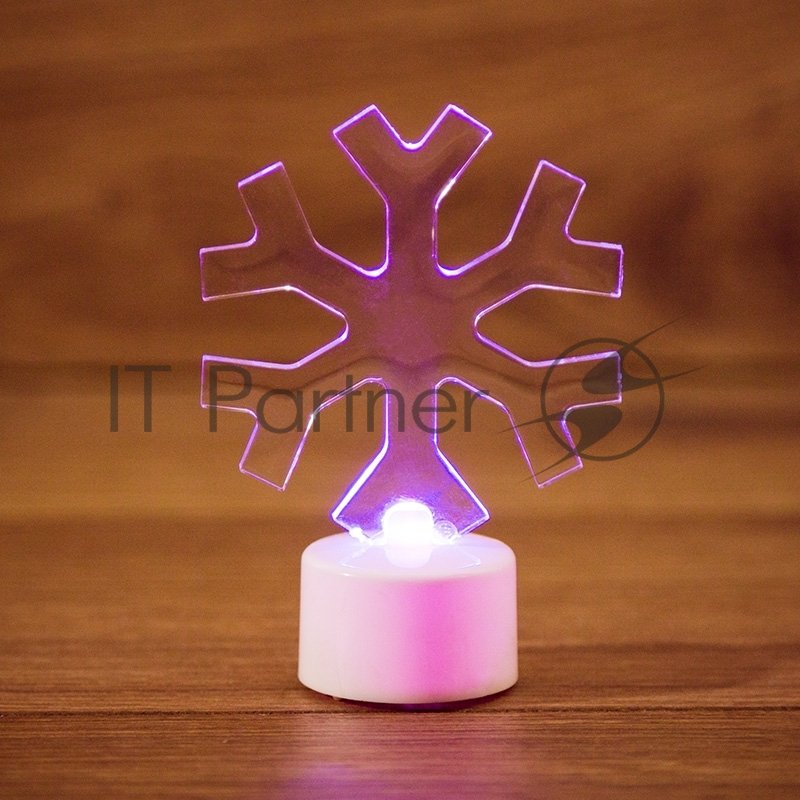 Фигура светодиодная на подставке "Снежинка", RGB Neon-Night