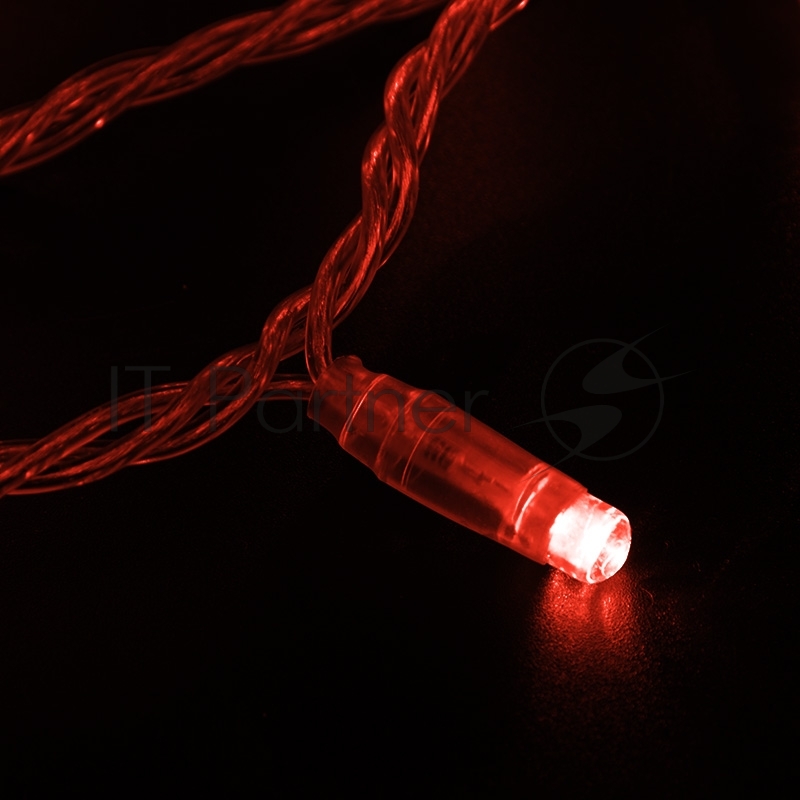 Гирлянда Neon-night Нить 10м, постоянное свечение, прозрачный ПВХ, 230В, красный