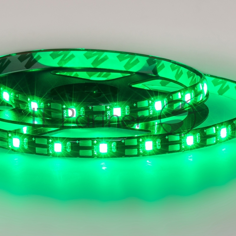 Лента светодиодная с USB коннектором 5 В, 8 мм, IP65, SMD 2835, 60 LED/m, цвет свечения зеленый