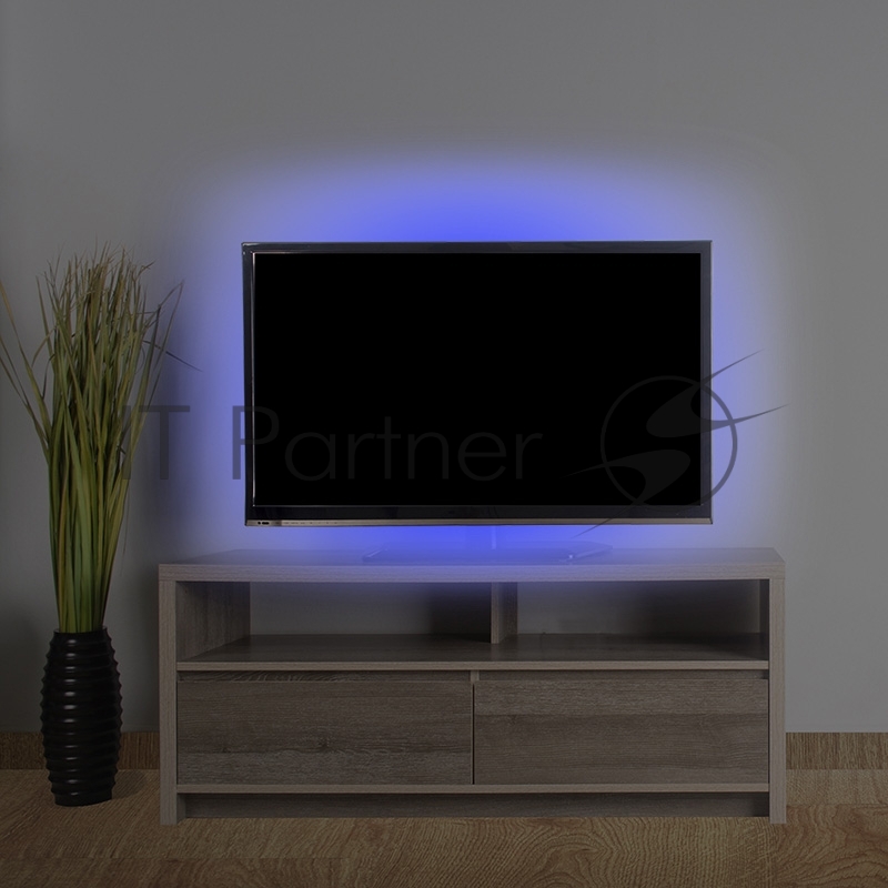 Лента светодиодная с USB коннектором 5 В, 8 мм, IP65, SMD 2835, 60 LED/m, цвет свечения синий