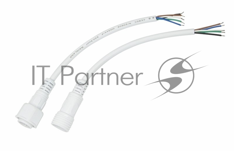 Соединительный кабель Rexant (5pin) герметичный (IP67) 5х0.5мм² белый