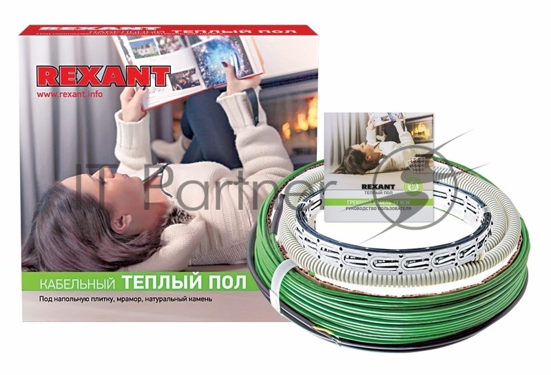Rexant 51-0508-3 Теплый пол RNB-160-1900 (1900Вт/160м/ S обогрева, м2: 12,0-17,0) (двух жильный)