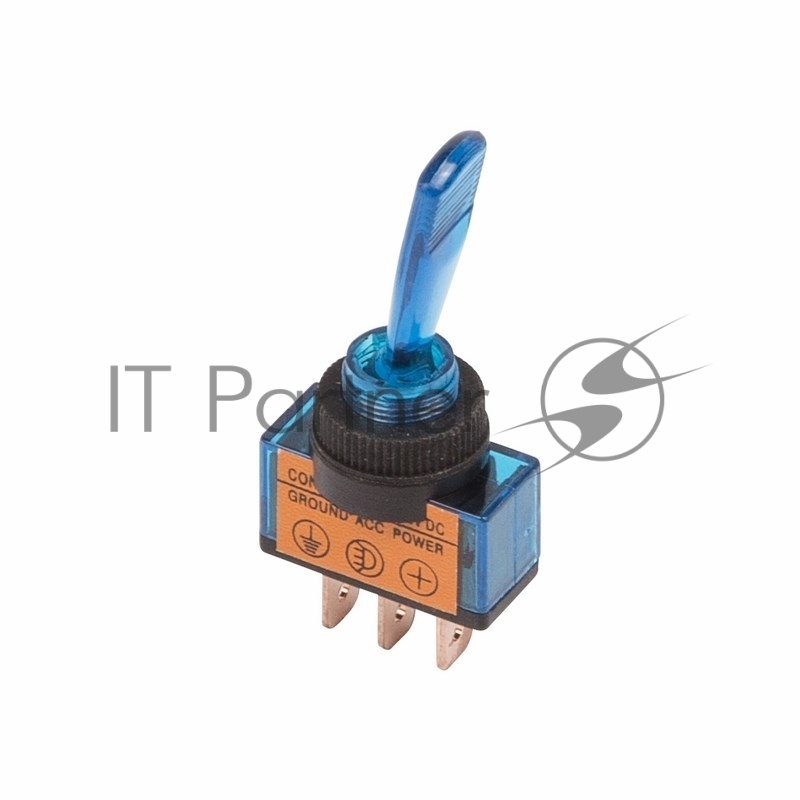 Rexant 36-4371 Тумблер 12V 20А (3c) ON-OFF однополюсный  с синей подсветкой  