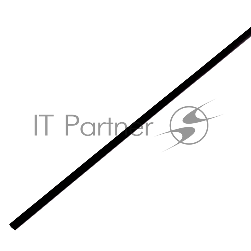 Термоусадочная трубка PROconnect 2,0/1,0 мм, черная, упаковка 50 шт. по 1 м