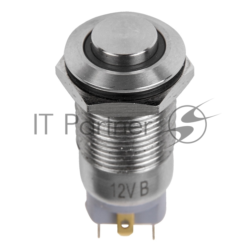 Rexant 36-3210 Кнопка  антивандальная O12 12В Б/Фикс (2с) (ON)-OFF красная  