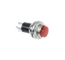 Rexant 36-3331 Выключатель-кнопка  металл 220V 2А (2с) (ON)-OFF  O10.2  красная  Mini  