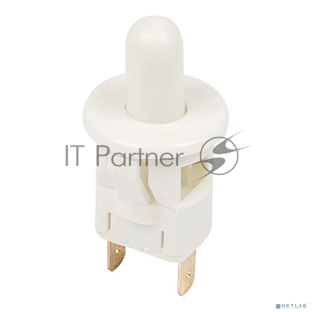Rexant (36-3021) Выключатель-кнопка 250V 2.5А (2с) ON-(OFF)  Б/Фикс  белый (мебельная)  (упаковка 10 шт)