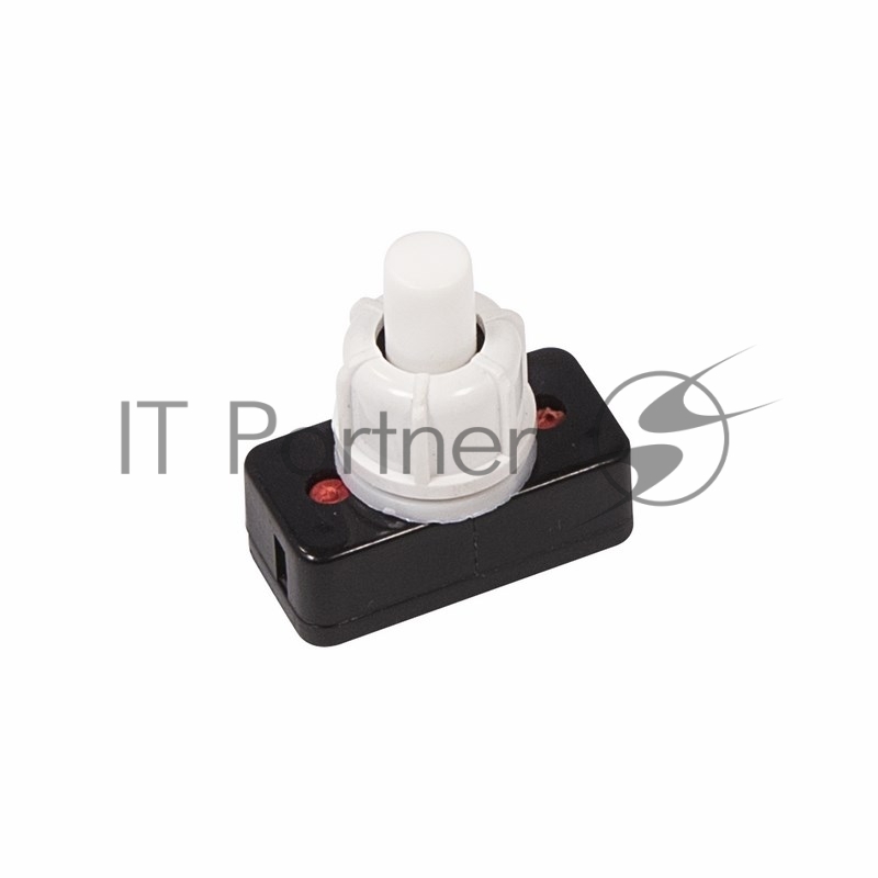 Rexant 36-3010 Выключатель-кнопка 250V 1А (2с) ON-OFF  белый (для настольной лампы)   (10 шт)