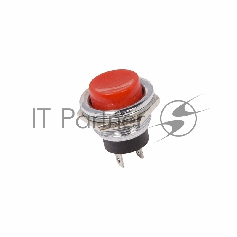 Rexant 36-3351 Выключатель-кнопка  металл 250V 3А (2с) (ON)-OFF  O16.2  красная  