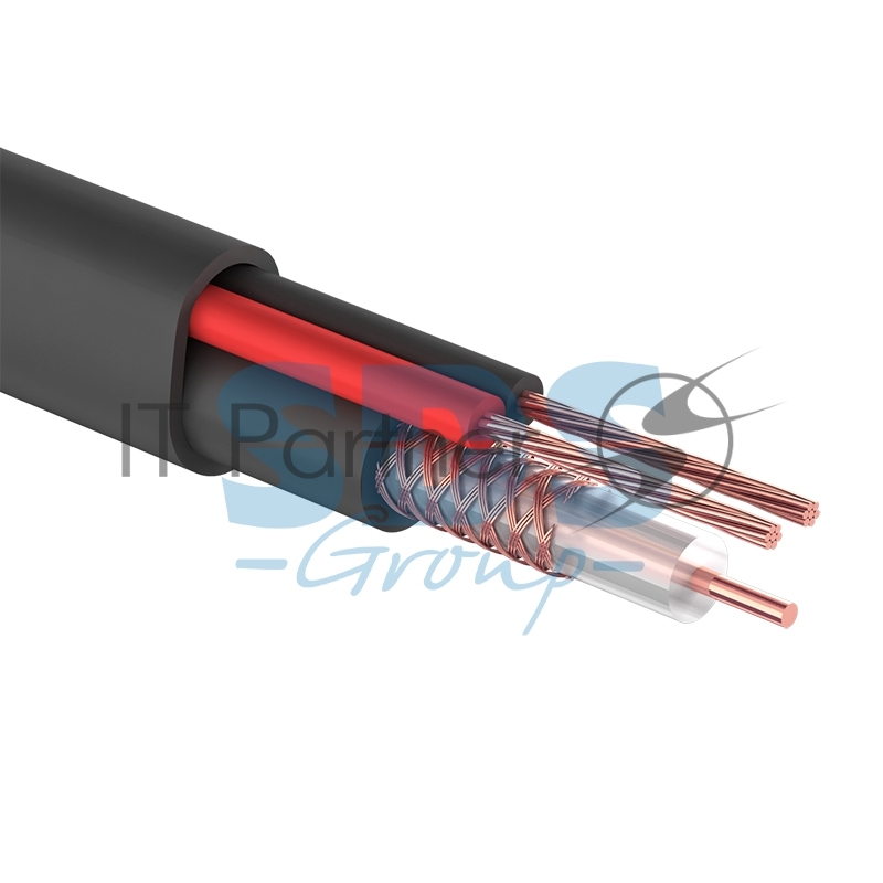 Кабель PROconnect КВК-П-2 +2x0,50 мм² (Cu/CCA) (96) черный (бухта 200 м)