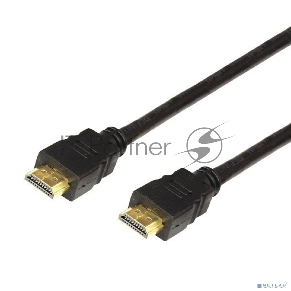 Кабель Rexant HDMI - HDMI 1.4, 20 м, Gold (PVC пакет)
