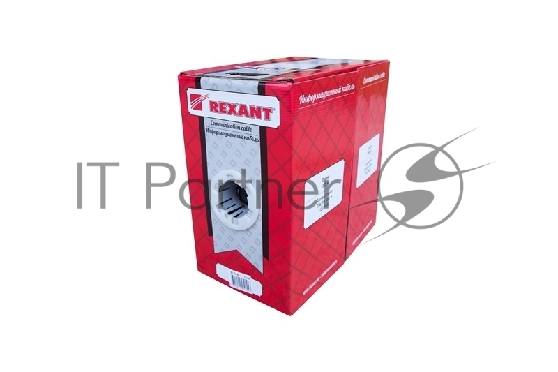 Кабель витая пара Rexant FTP 4PR 24AWG, cat.5e наружный (OUTDOOR) (бухта 305м) (в коробке)
