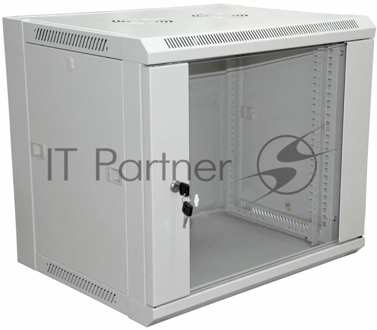 Шкаф коммутационный Rexant Pro (04-2200) настенный 6U 600x450мм пер.дв.стекл без задн.дв. 90кг серый 365мм 16кг 220град. 370мм IP20 сталь