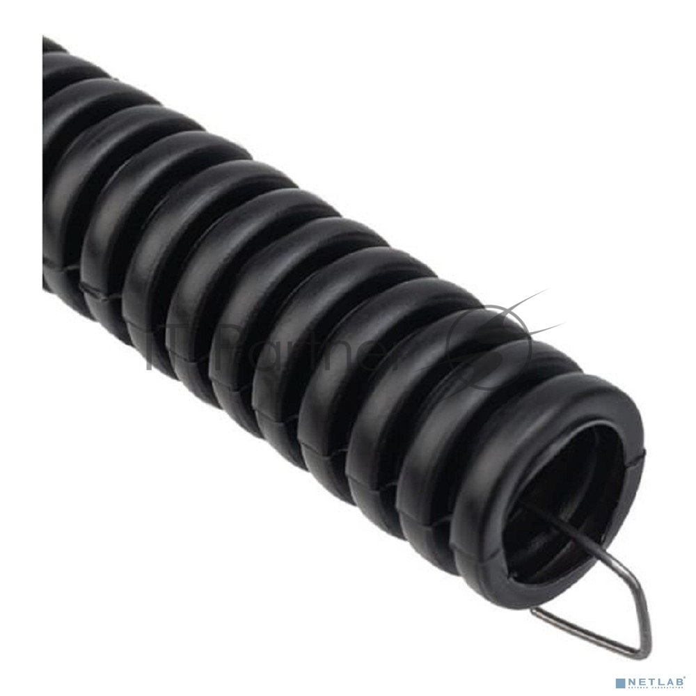 Rexant 28-0025-25 Труба гофрированная из ПНД, с зондом, черная, O25 мм (бухта 25 м/уп) 