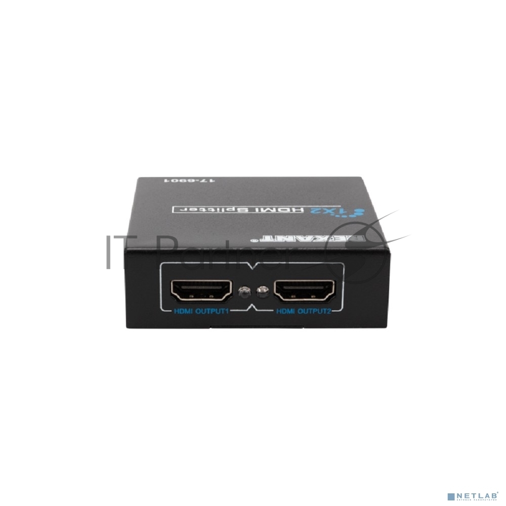 Разветвитель Rexant (17-6901) гнездо HDMI на 2 гнезда HDMI, металл