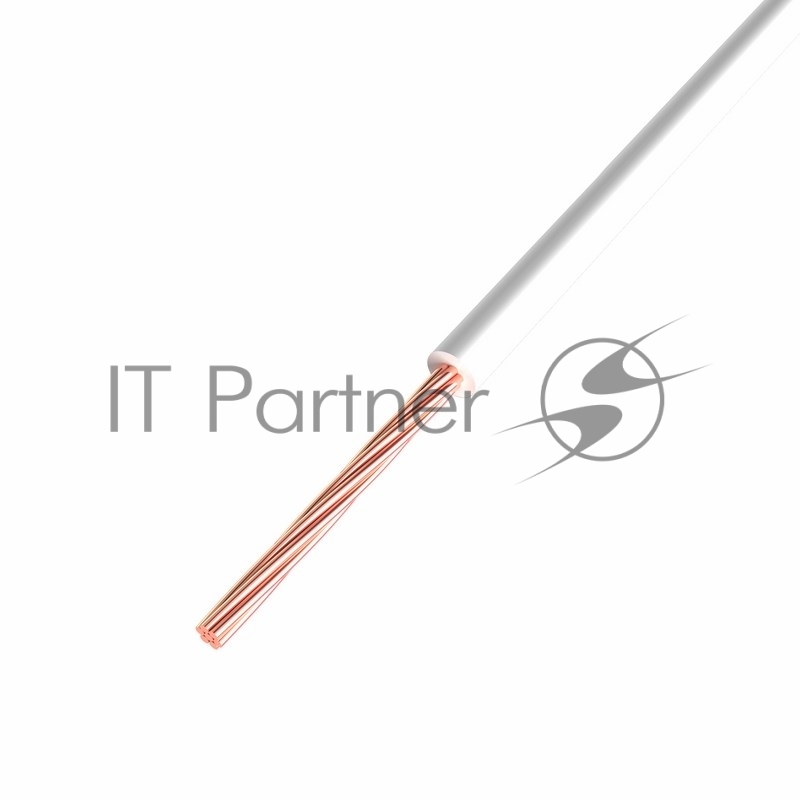 Провод ПГВА Rexant 1х0.75 мм², Cu, белый, бухта 200 м