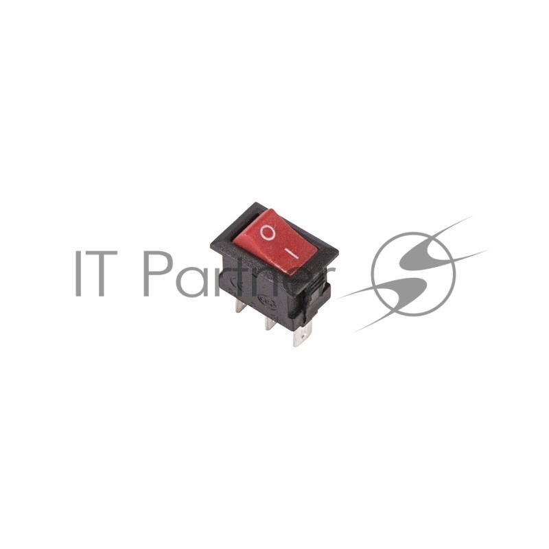 Rexant 36-2031 Выключатель клавишный 250V 3А (3с) ON-ON красный  Micro  
