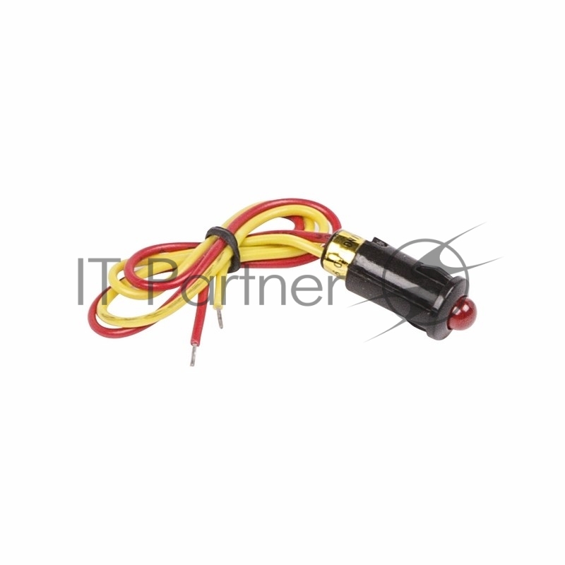 Rexant 36-4710 Индикатор Малый  O8  12V  с проводом  красный  LED  