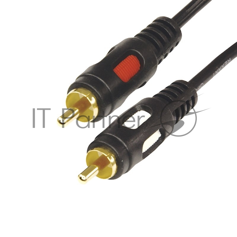 Rexant (17-0145) Шнур 2RCA Plug - 2RCA Plug  3М  (GOLD)  