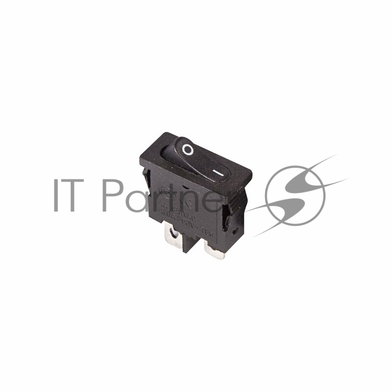 Rexant 36-2050 Выключатель клавишный 250V 6А (2с) ON-OFF черный  Mini  
