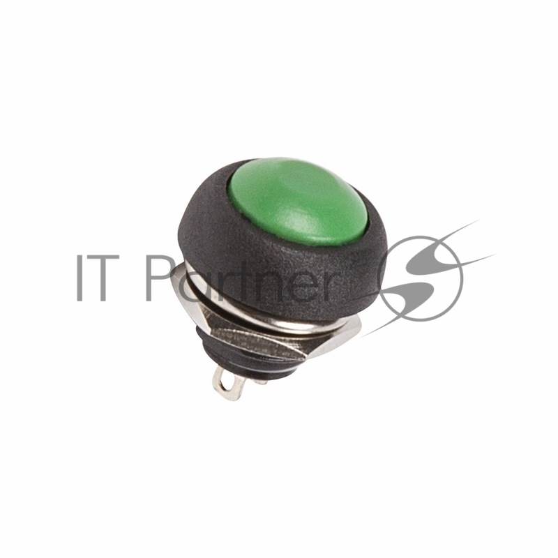 Rexant 36-3053 Выключатель-кнопка  250V 1А (2с) (ON)-OFF  Б/Фикс  зеленая  Micro  