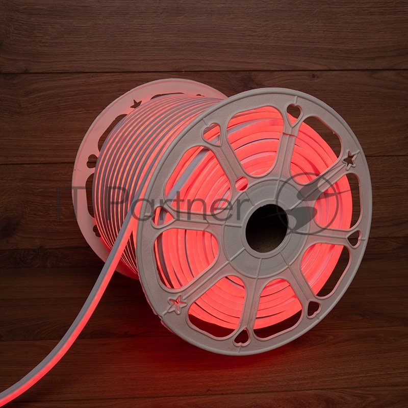 Гибкий неон Neon-night LED SMD 8х16 мм, двухсторонний, красный, 120 LED/м, бухта 100 м