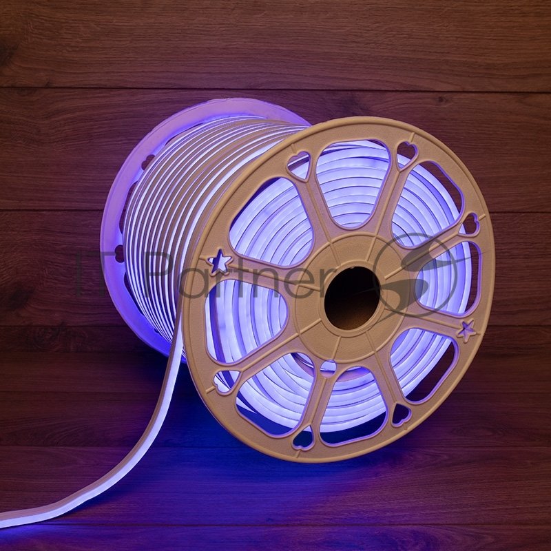 Гибкий неон Neon-night LED SMD 8х16 мм, двухсторонний, синий, 120 LED/м, бухта 100 м