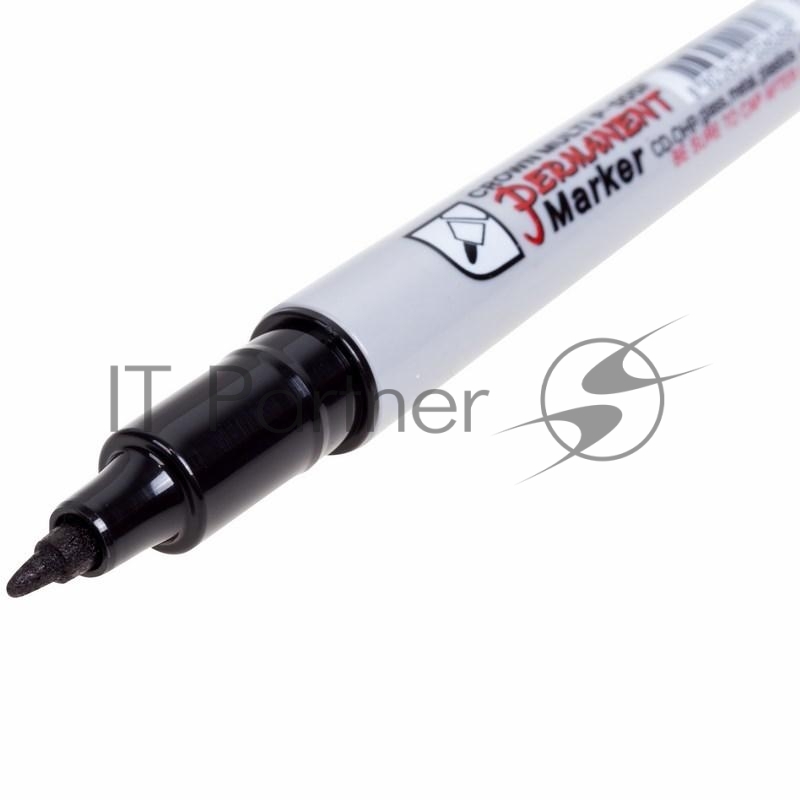 Маркер перманентный Crown «Multi Marker Super Slim» 1 мм, черный, пулевидный (08-8001)