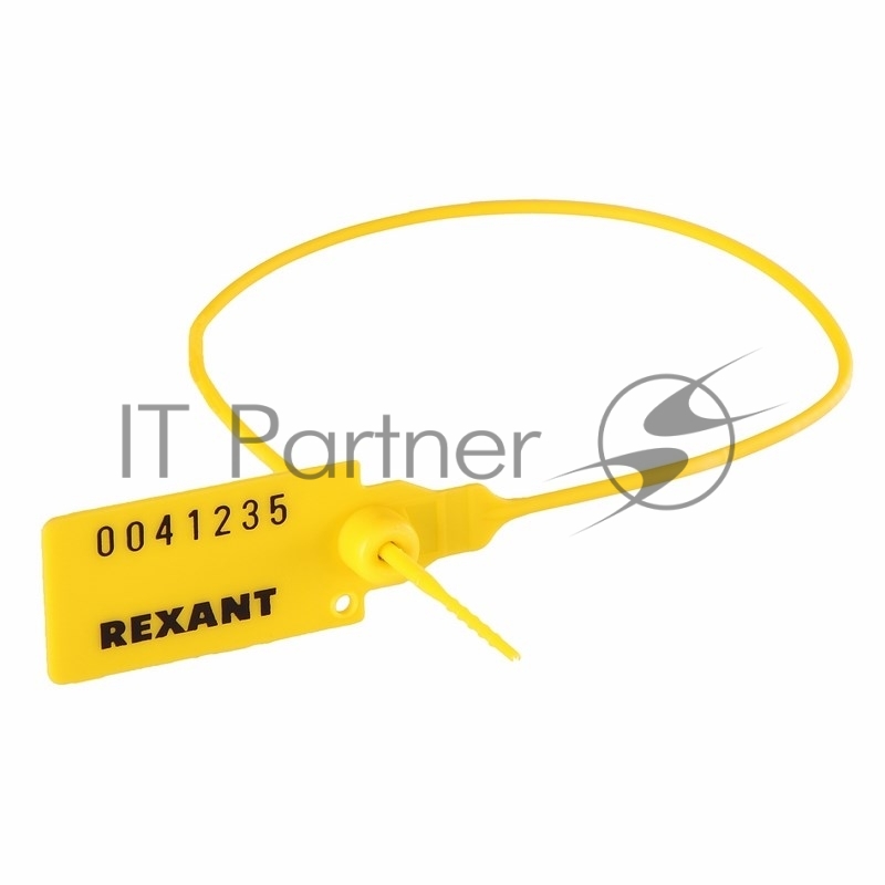 Rexant Пломба пластиковая номерная 320 мм желтая (1шт) (07-6132)