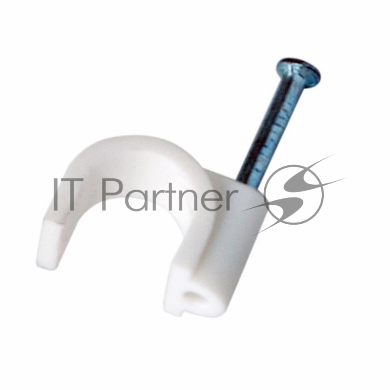 Rexant (07-4010) Крепеж кабеля круглый 10мм, белый (50 шт/уп)