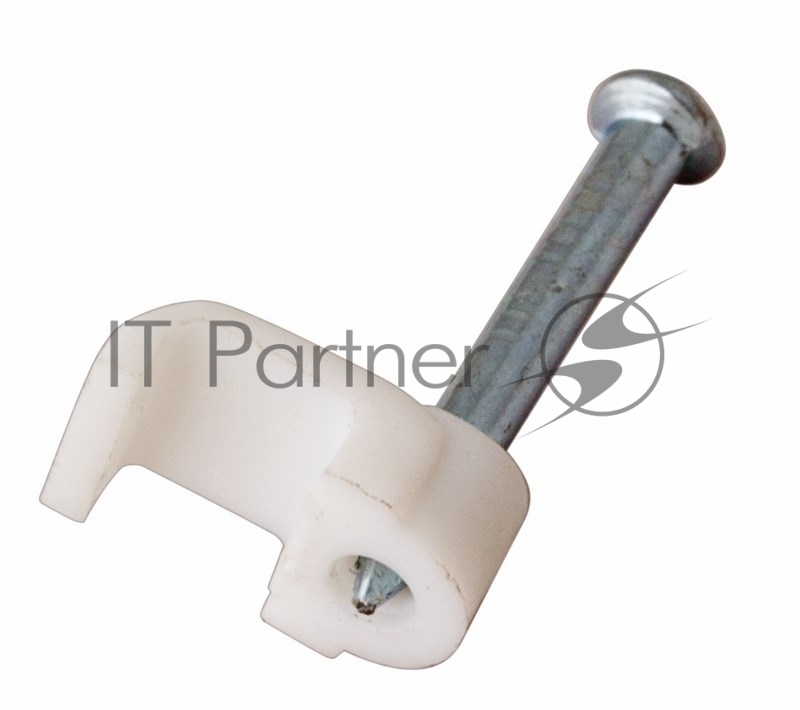 Rexant (07-4212) Крепеж кабеля плоский 12х6 мм, белый (50 шт/уп)