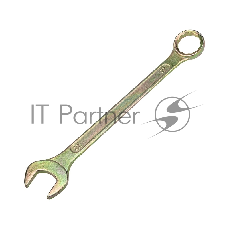 Rexant (12-5816-2) Ключ комбинированный 27мм, желтый цинк 